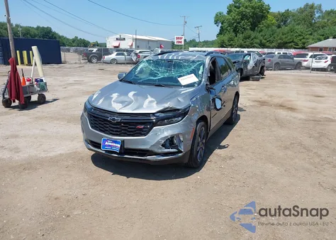 2024 Chevrolet Equinox Awd Rs из США, поврежденный, VIN 3GNAXWEG2RS113552